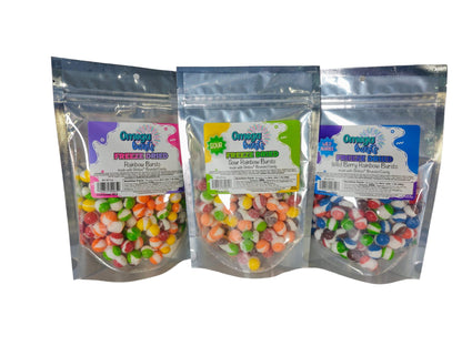 Omega Bursts Freeze Dried Candy "Wild Berry Rainbow Bursts" 1ct/ 4 oz.