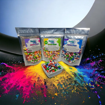 Omega Bursts Freeze Dried Candy "Wild Berry Rainbow Bursts" 1ct/ 4 oz.