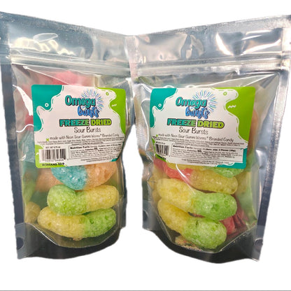 Omega Bursts Freeze Dried Candy "Sour Burst" 1ct / 0.75 oz.