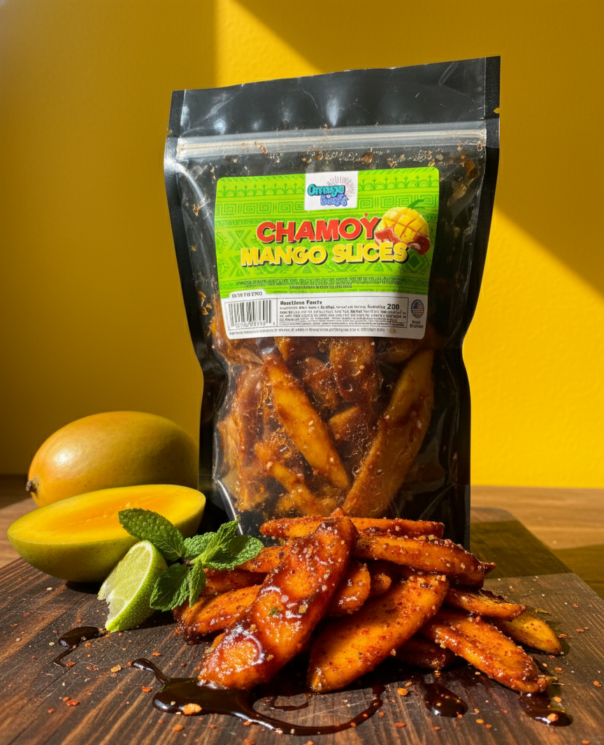 Chamoy Mango Slices – Spicy, Sweet & Tangy Dried Fruit Snack (6 oz)