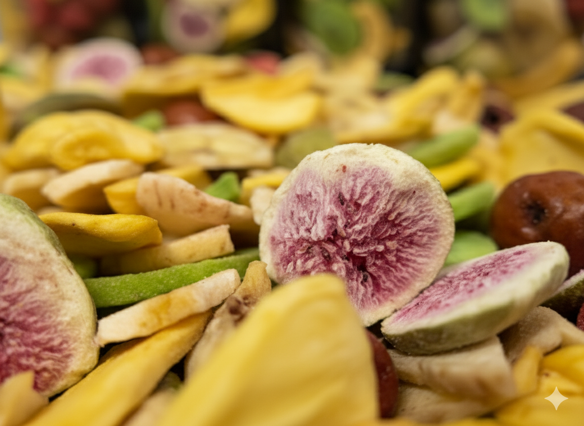 Omega Bursts Mixed Fruit Crisp – Crunchy Freeze-Dried Assorted Fruit Snack (2.5 oz)