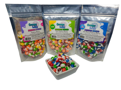 Omega Bursts Freeze Dried Candy "Wild Berry Rainbow Bursts" 1ct/ 4 oz.