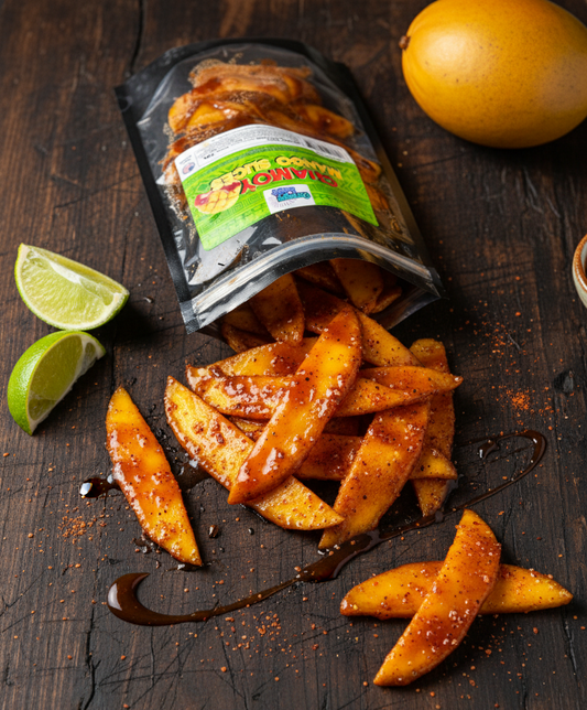 Chamoy Mango Slices – Spicy, Sweet & Tangy Dried Fruit Snack (6 oz)