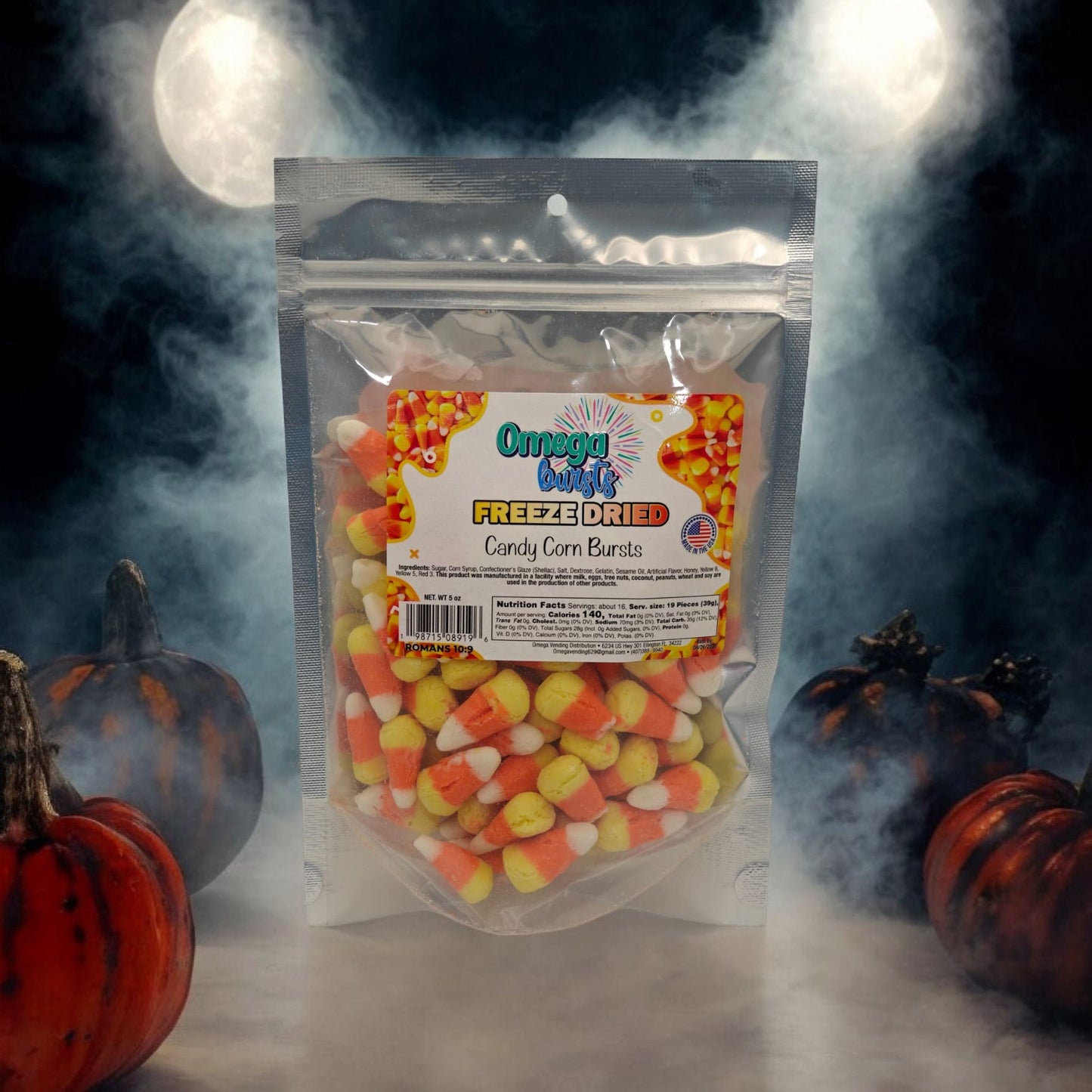 Omega Bursts Freeze Dried Candy Corn Bursts 1ct/ 5 oz.