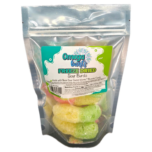 Omega Bursts Freeze Dried Candy "Sour Burst" 1ct / 0.75 oz.